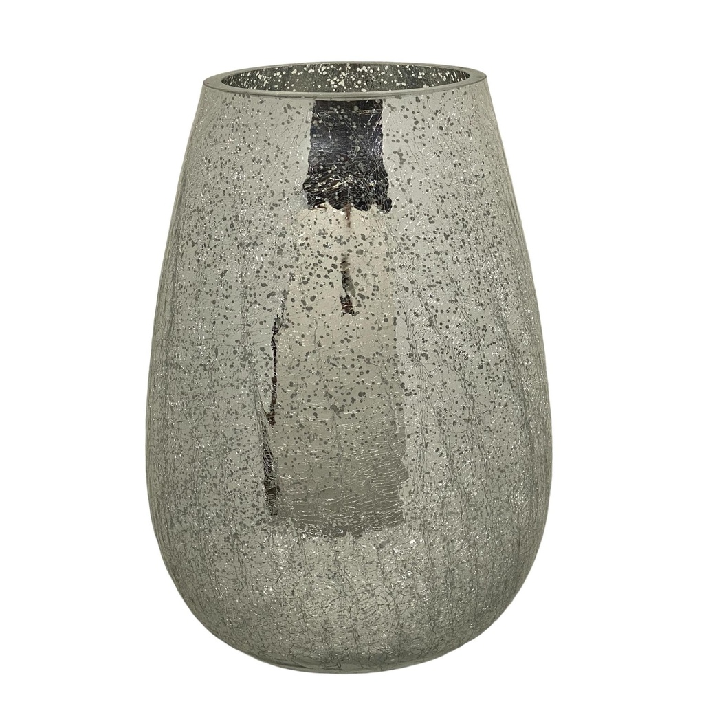 JARRON PLATEADO 19*19*26CM