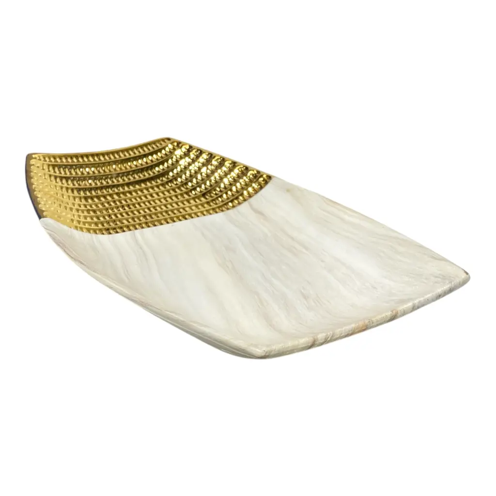 BANDEJA CENTRO DE MESA 38.5X22.5X4CM