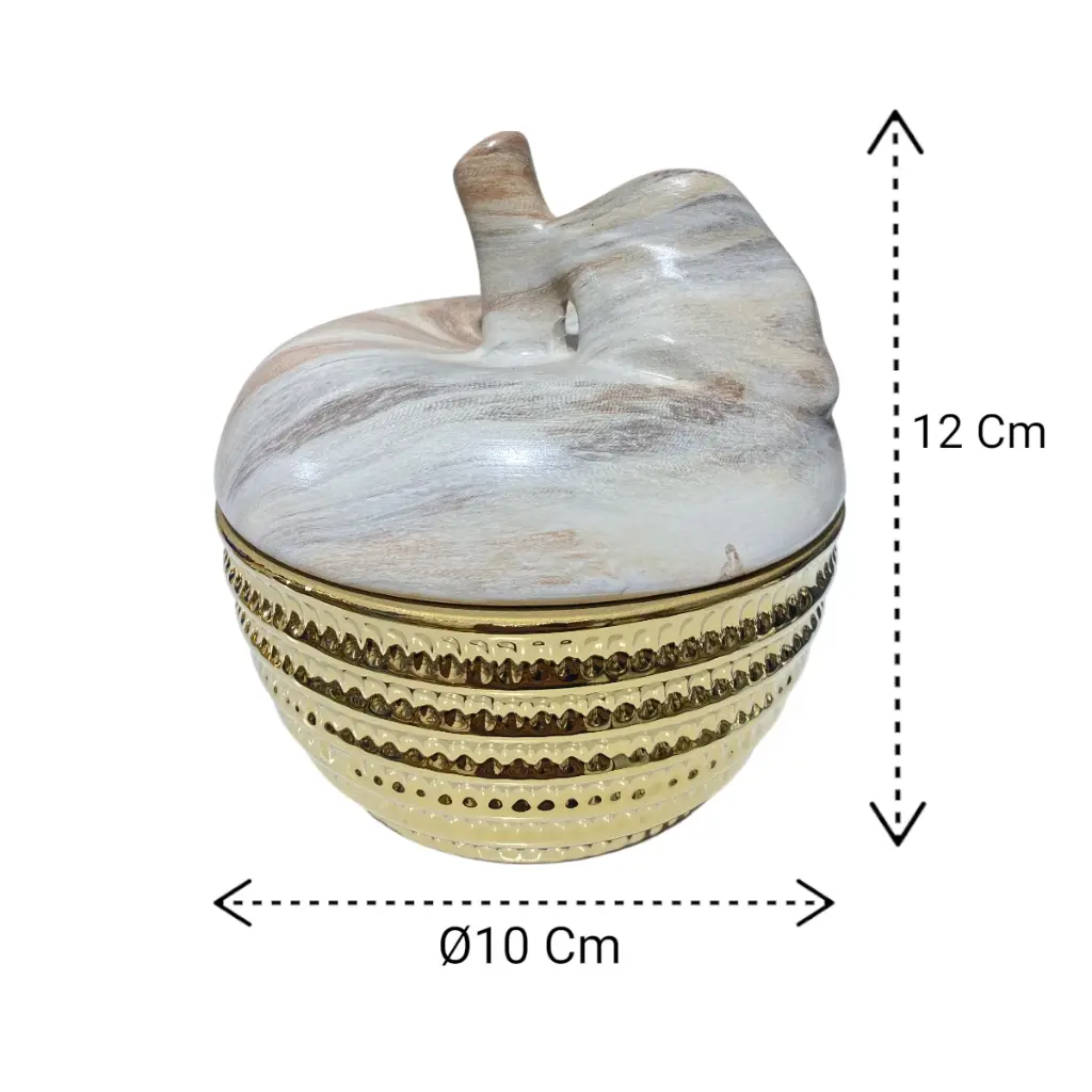 URNA EN FORMA PERA DE PORCELANA SET X2 PZS. Ø13X20CM, Ø10X14CM