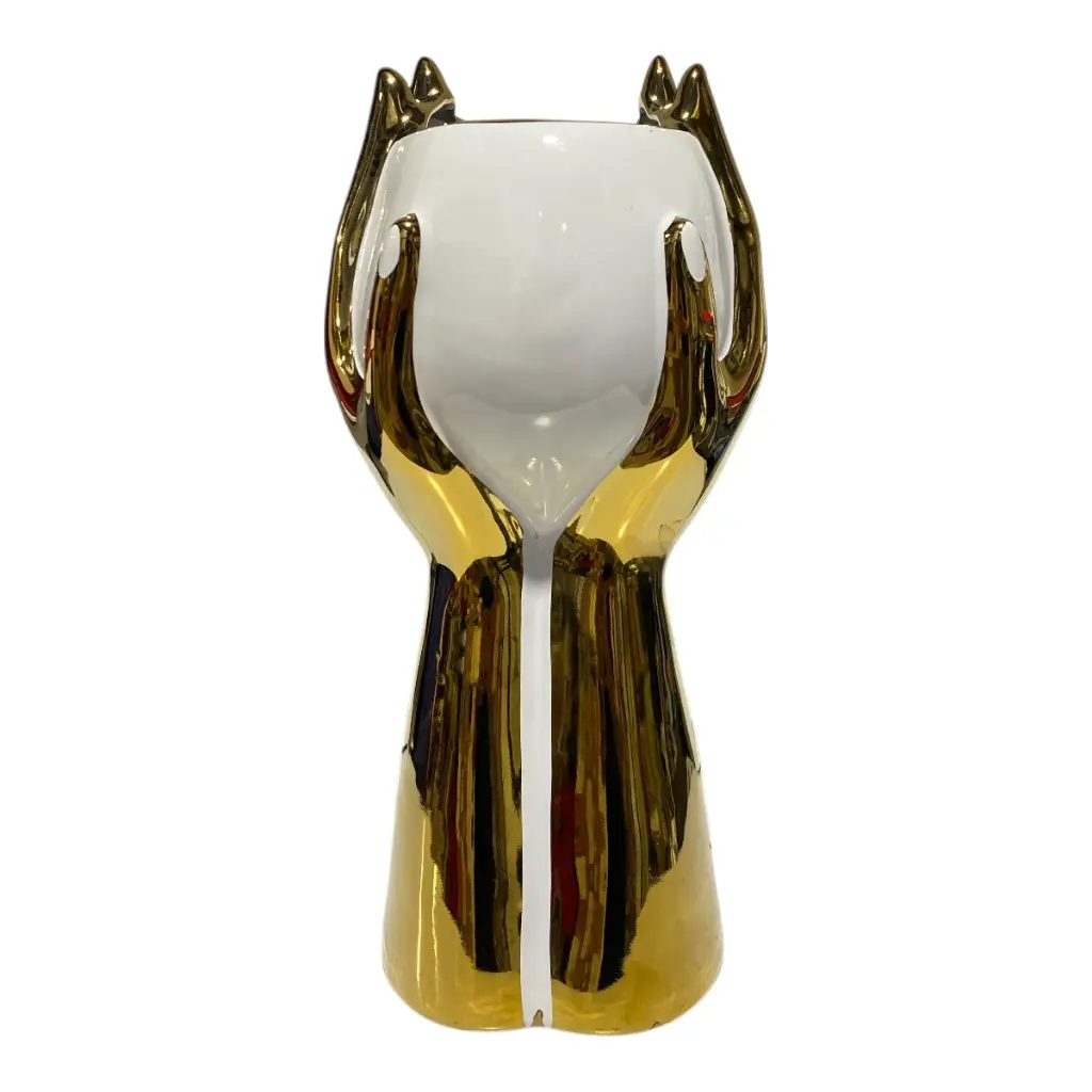 BANDEJA CENTRO DE MESA PORCELANA PLATEADA 38X21.5X5 CM 