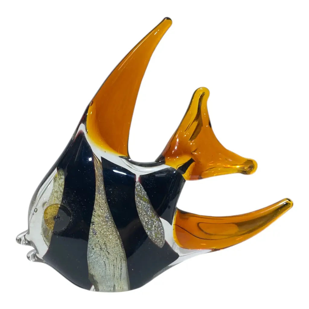 PEZ DE VIDRIO TIPO MURANO 21X4X19CM