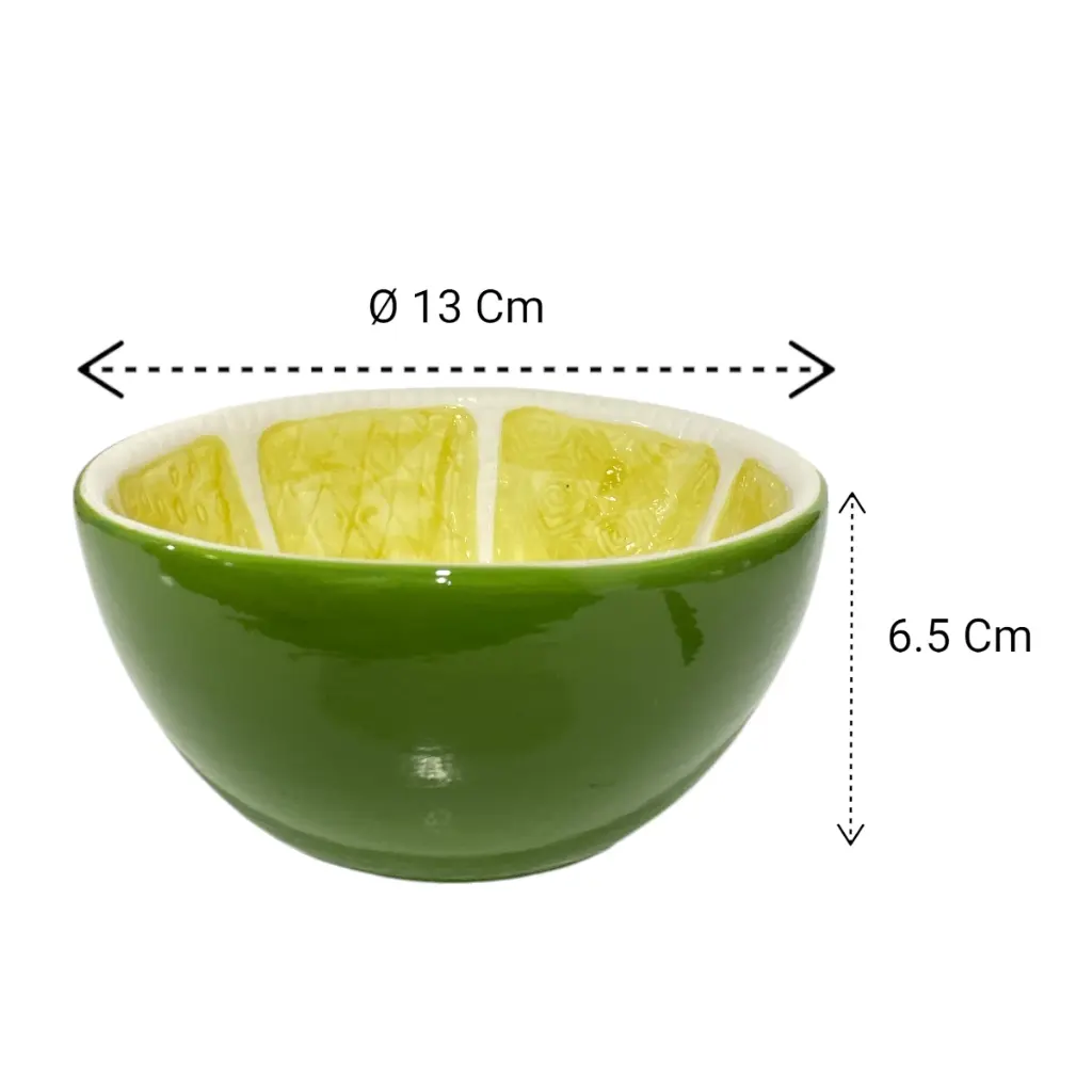 BANDEJA  LIMON, DOLOMITA, REF: NH21A2305G  Ø13CM X 6.5CM 