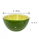 BANDEJA  LIMON, DOLOMITA, REF: NH21A2305G  Ø13CM X 6.5CM 