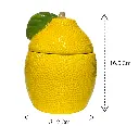 BANDEJA  LIMON, DOLOMITA, REF: NH21A2305G  Ø13CM X 6.5CM 