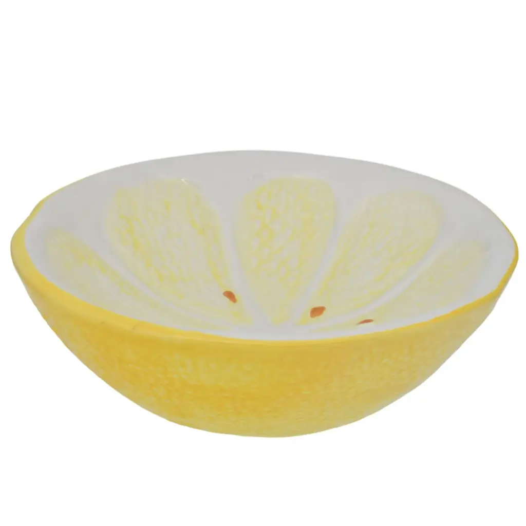 PLATO TENDIDO LIMON, DOLOMITA, REF: NH21A2304G  Ø13CM