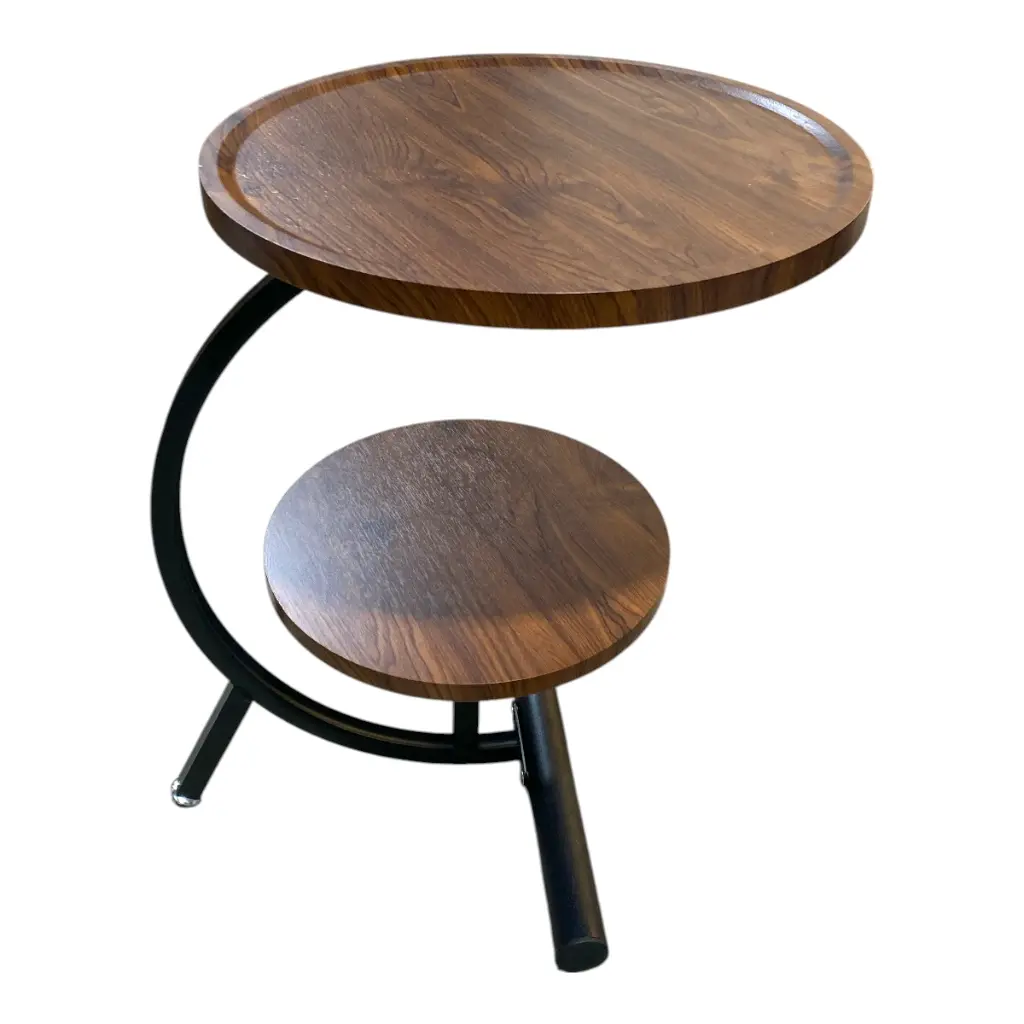 MESA METALICA/MADERADO 2 PISOS 40X60CM