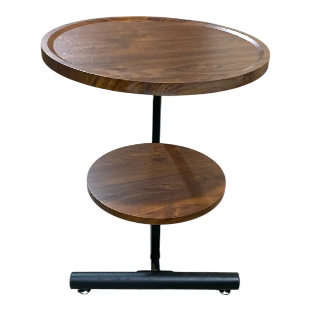 MESA METALICA/MADERADO 2 PISOS 40X60CM