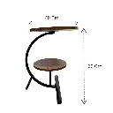 MESA METALICA/MADERADO 2 PISOS 40X60CM