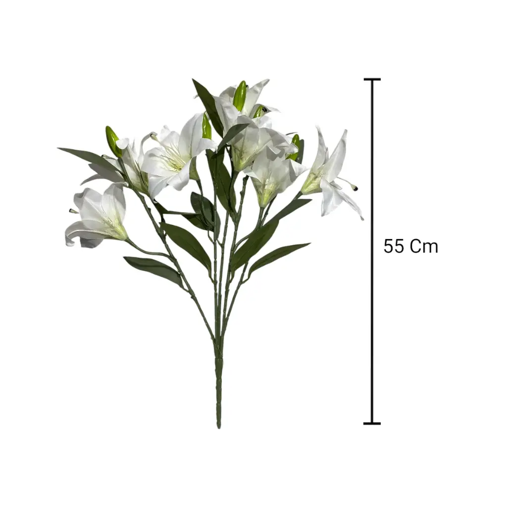 RAMO DE LIRIOS ARTF. 55CM