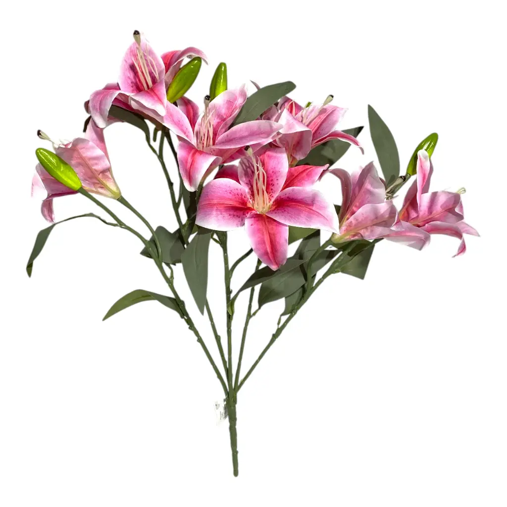 RAMO DE LIRIOS ARTF. 55CM