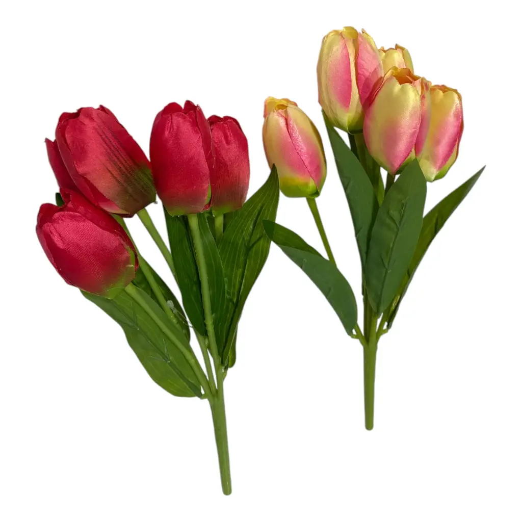 RAMO ARTF. TULIPAN 2COLORES 30CM