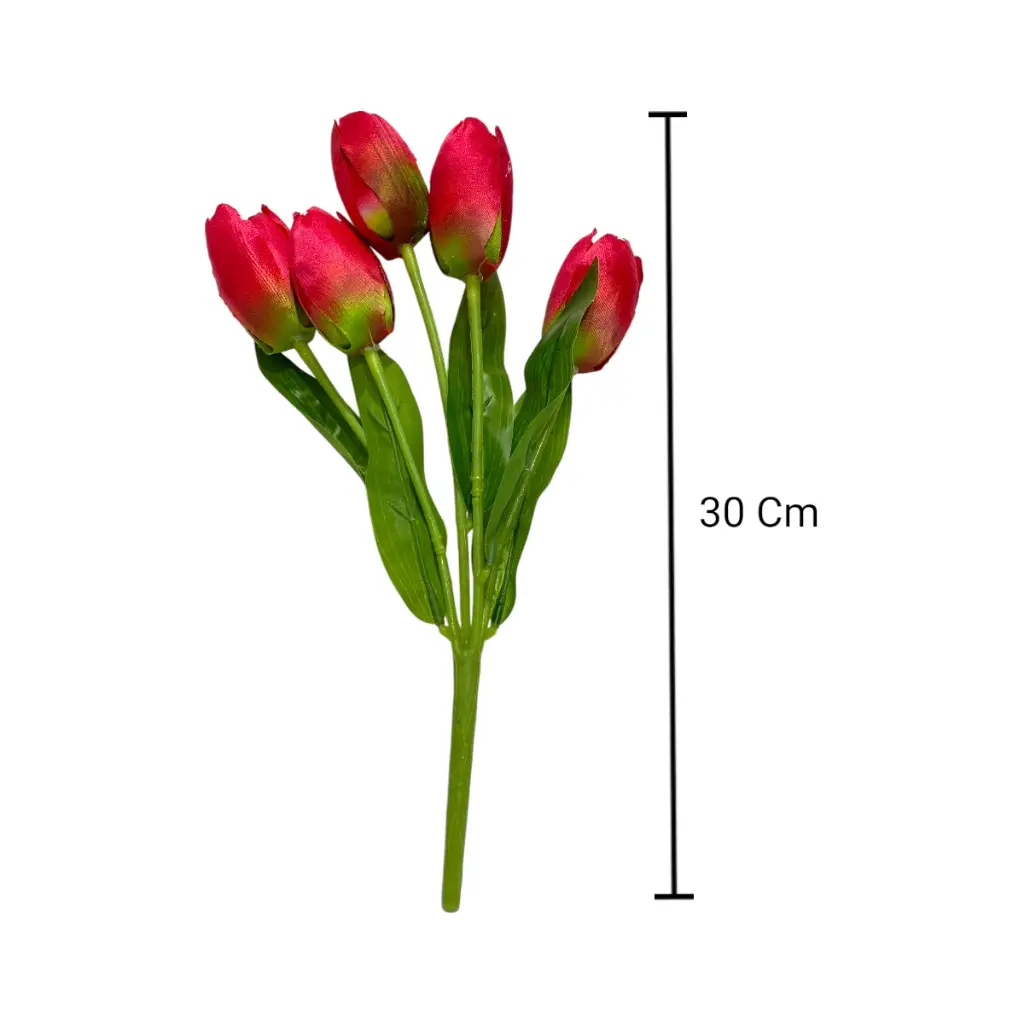 RAMO ARTF. TULIPAN 2COLORES 30CM