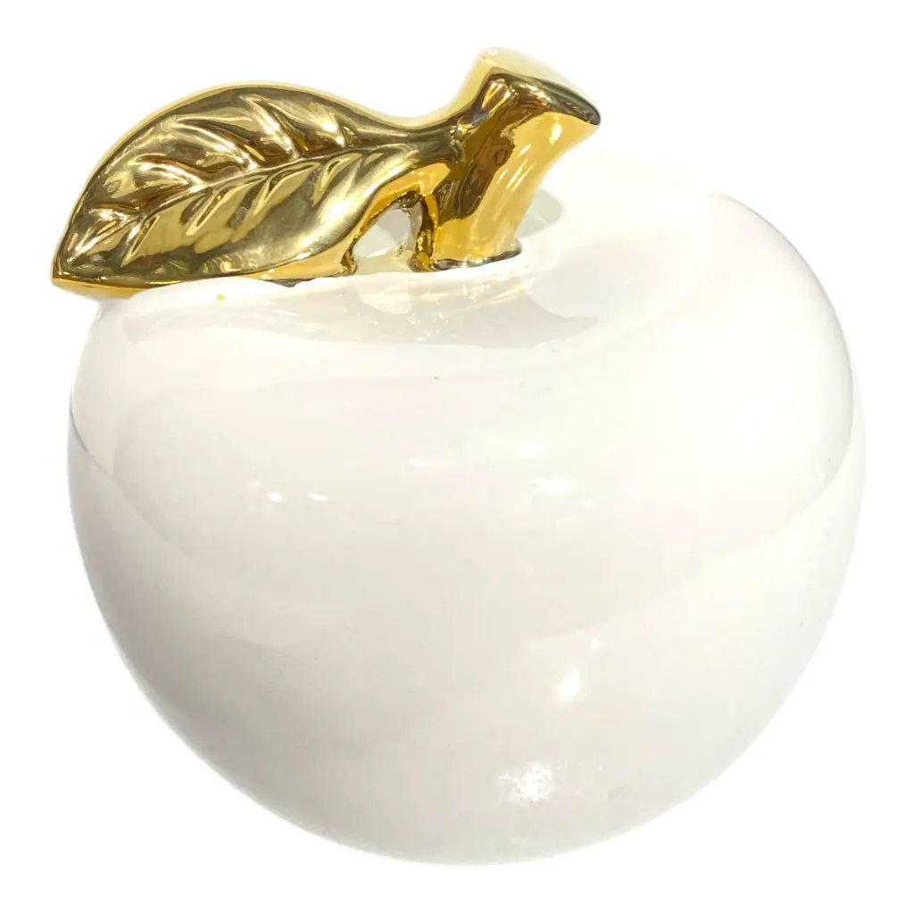 MANZANA DECOR PORCELANA Ø12X12CM