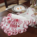 CAMINO DE MESA CORAZON 35X220CM