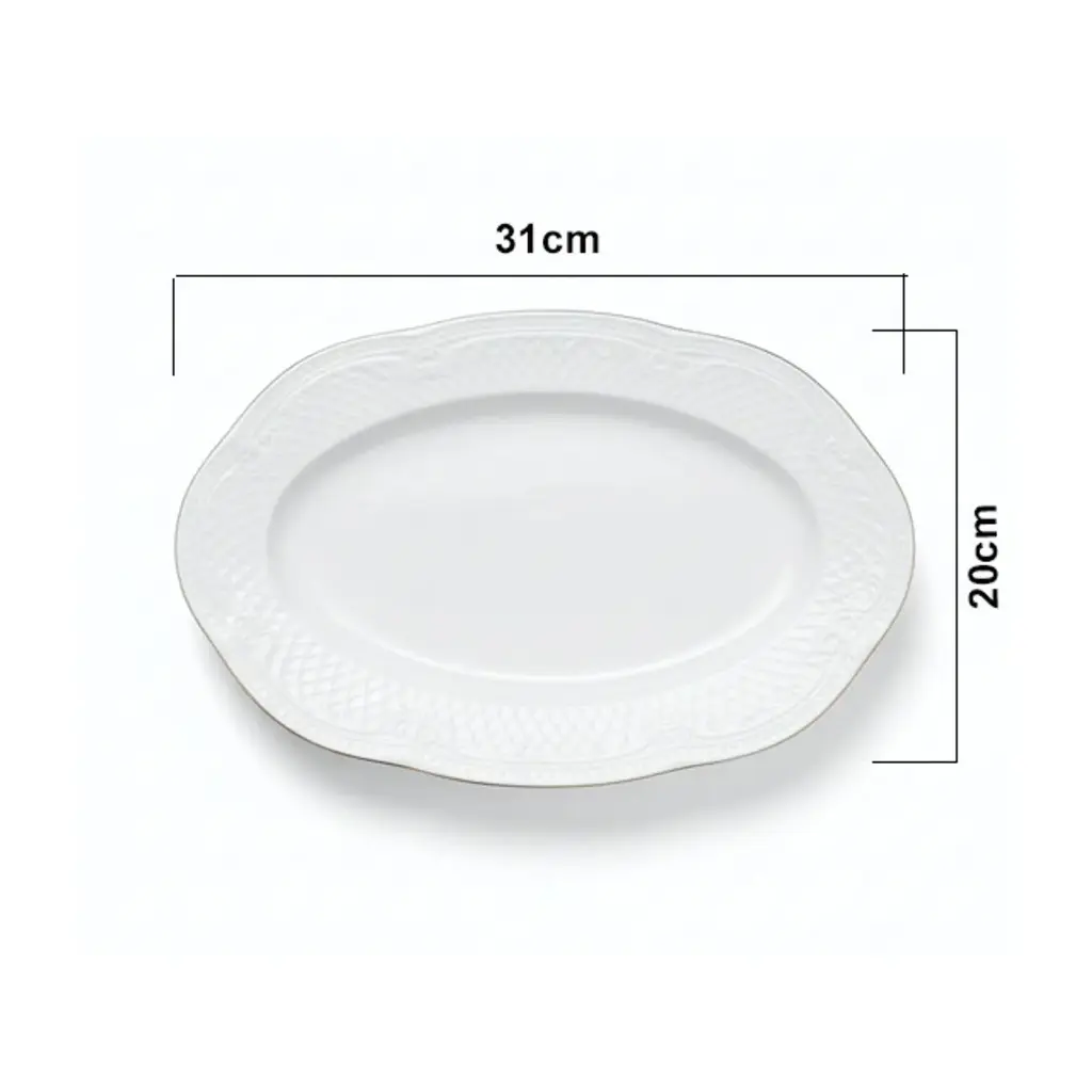 BANDEJA CERAMICA REF:HM1512/TJL-25ST69278 31X20CM