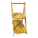 ESTANTE DE 2 PISOS DE BAMBOO 33X16X37CM