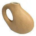 FLORERO CERAMICA CAFE 26X7X27CM  