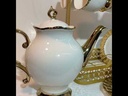 SET DE TETERA 14PZ. TAZA Y PLATOS. TETERA 1200ML (25.5X21CM), TAZA 230ML(12X7.5CM), PLATO(15CM)