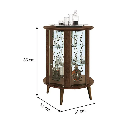 BAR BOURBON NOGAL RÚSTICO GIRATORIO REF:43706