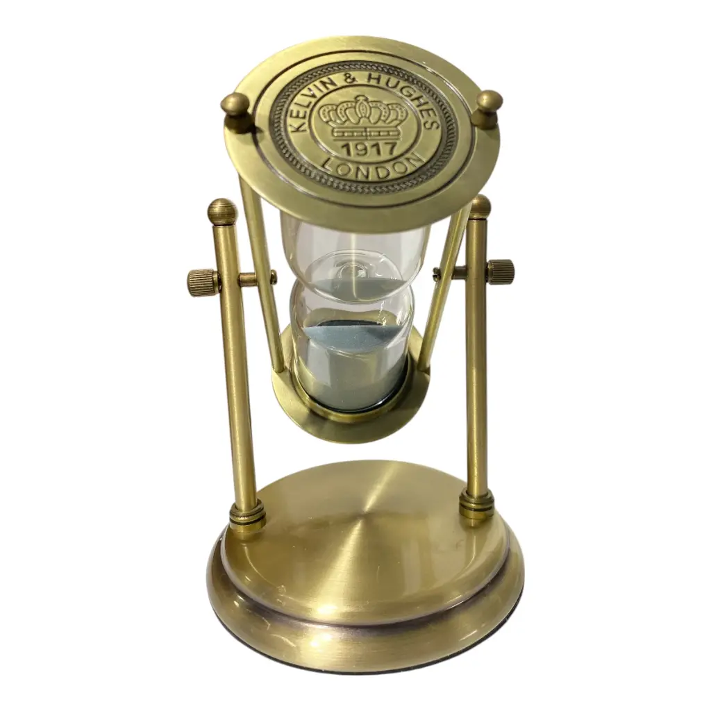 RELOJ DE ARENA METALICO/VIDRIO 11X19CM