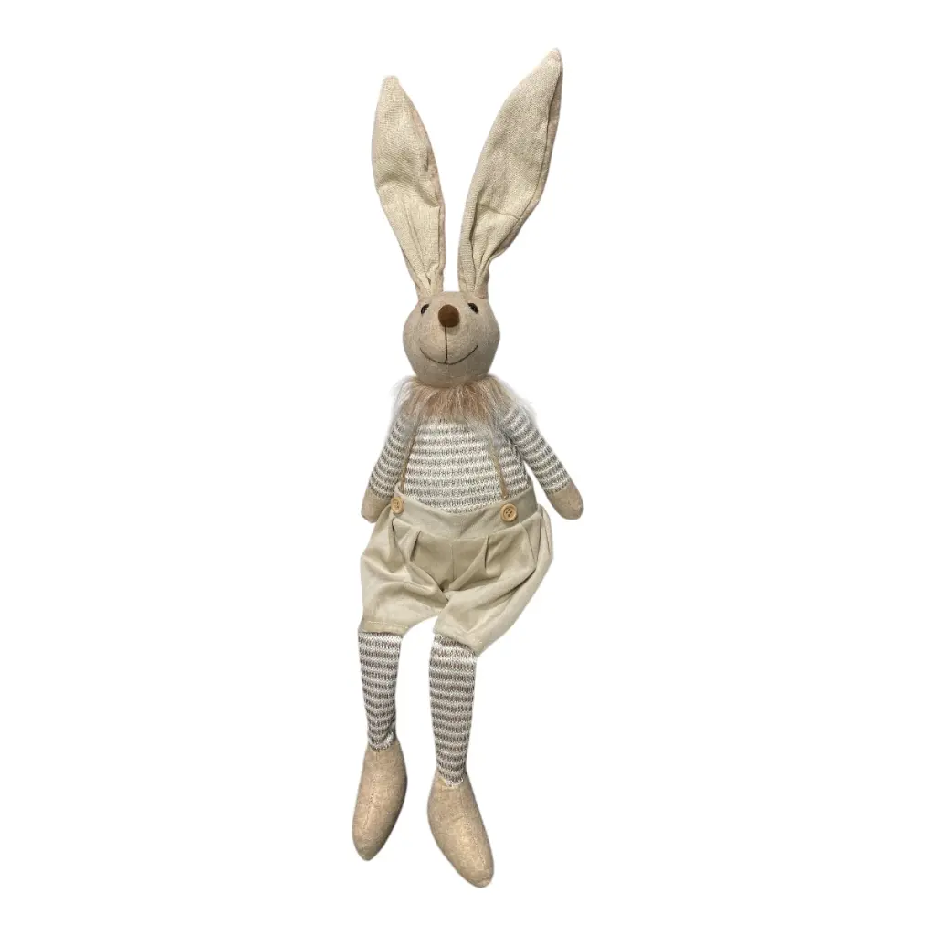 CONEJO CAFE BEIGE PIERNAS COLGANTES 70CM