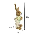 CONEJO PASCUA YUTE/TELA 14X16X45CM