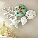 APLIQUE DE MAR METALICO 72X49CM