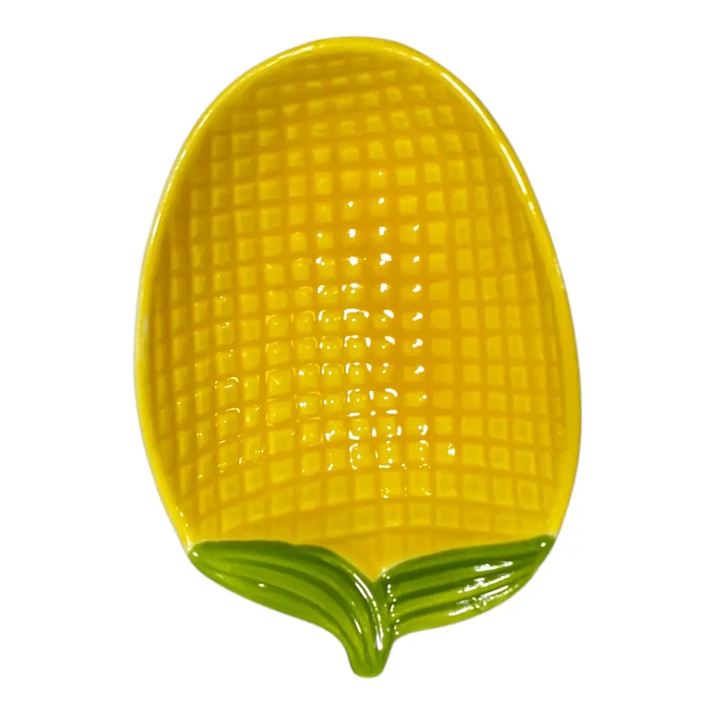 MINI BANDEJA MAZORCA, PORCELANA 8X12X3CM