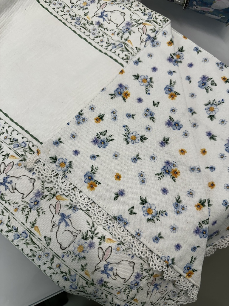 CAMINO DE MESA PASCUA REVERSIBLE 35X182CM