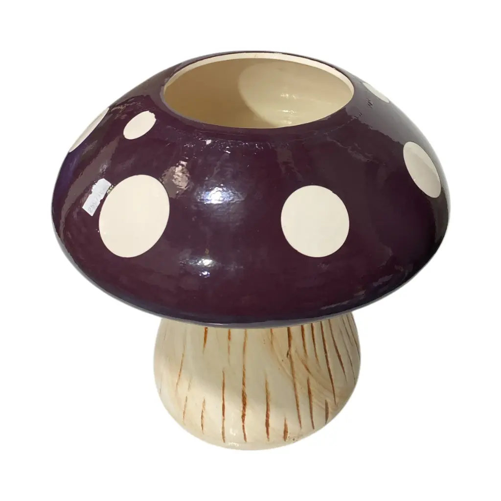 FLORERO CHAMPIÑON, PORCELANA Ø30X25CM