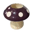 FLORERO CHAMPIÑON, PORCELANA Ø30X25CM