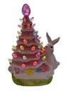 ARBOL ROSE DE PASCUA CON LUZ LED 20X26CM