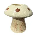 FLORERO CHAMPIÑON, PORCELANA Ø30X25CM