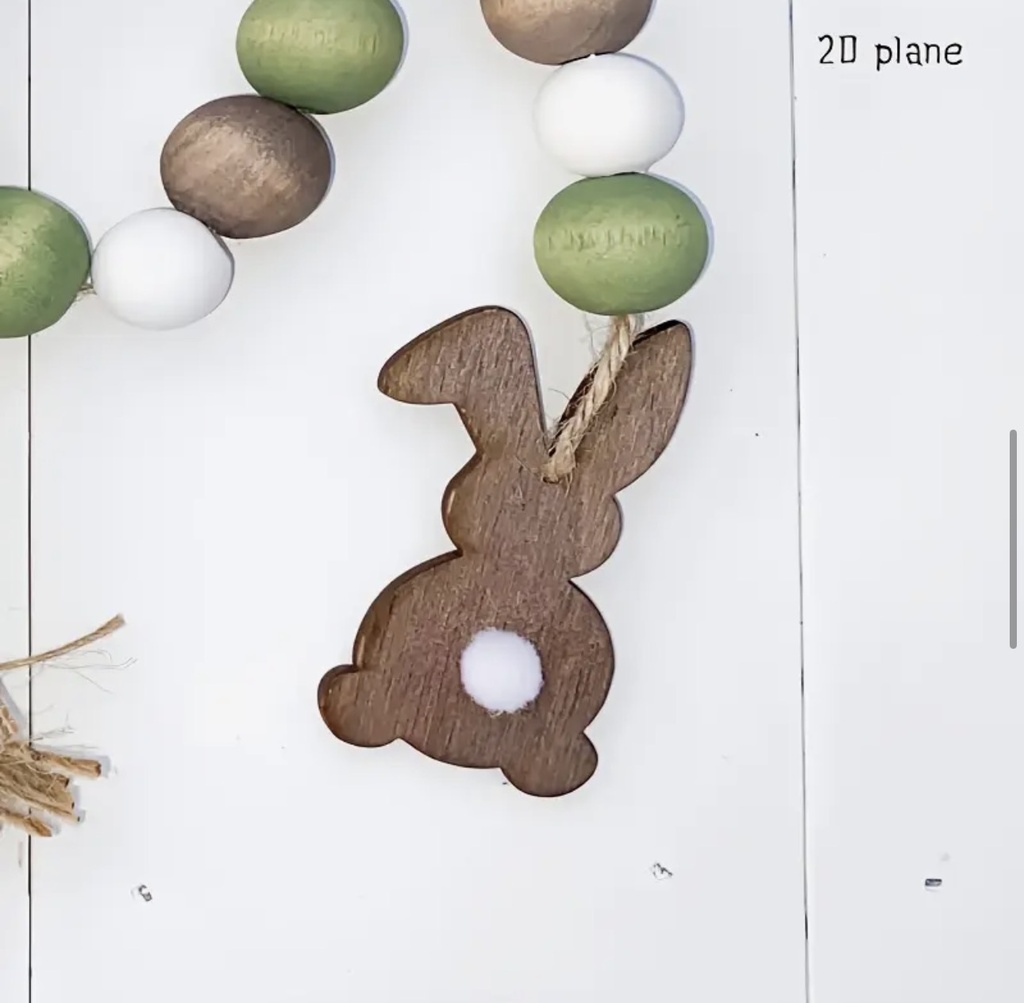 CUENTAS DE MADERA PASCUA 76CM 