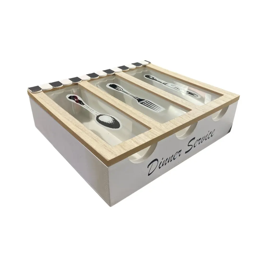 CAJA PARA CUBIERTOS 26X23X7CM