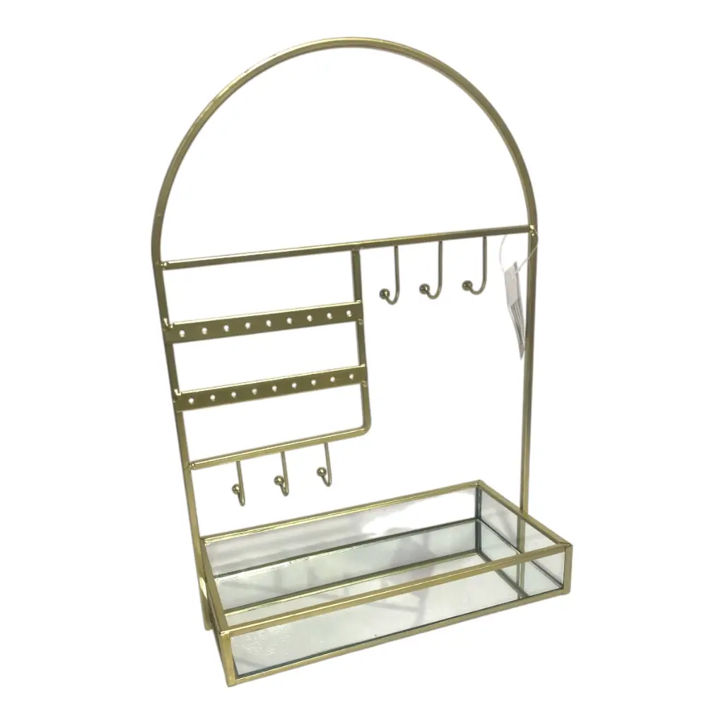 JOYERO METALICO/BASE DE ESPEJO REF:B8210-9 21X10X30CM