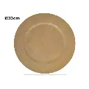 PLATO BASE PLAST. REF:PP48633GJ2 Ø33CM 