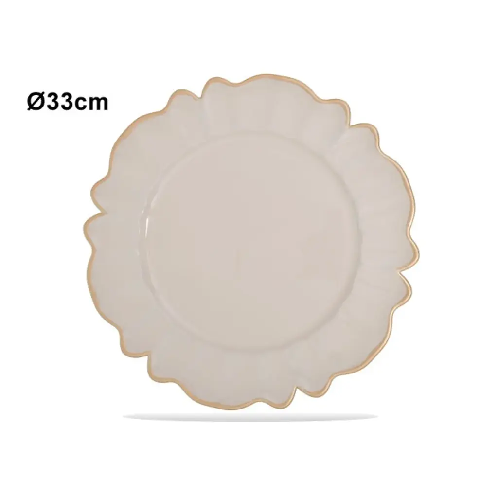 PLATO BASE PLAST. REF:PP43733PC15M Ø32.5CM