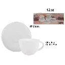 TAZA C/PLATO OPAL REF:AES007-BYHCB210-12PCS