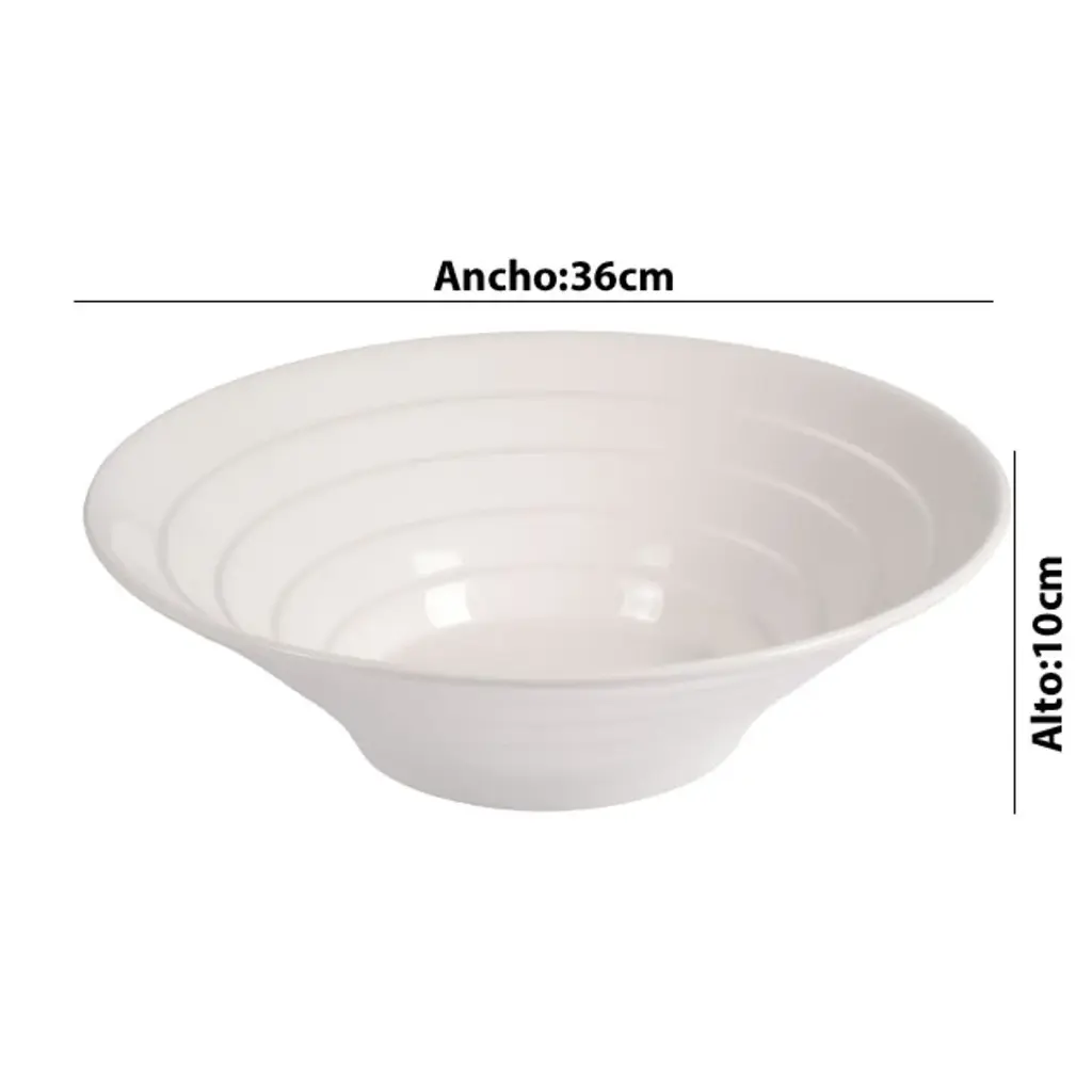 BANDEJA PORCELANA. REF:SAN4342 36X10CM