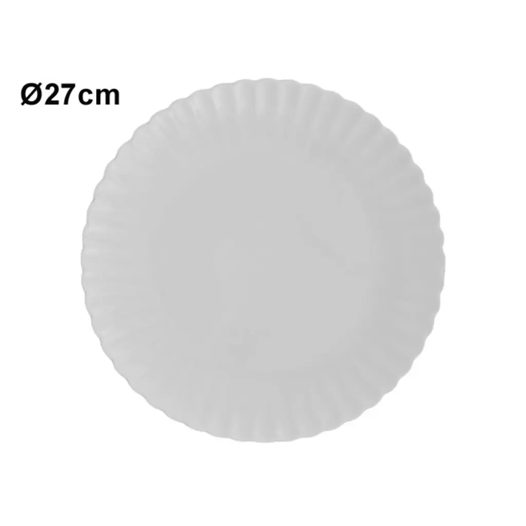 PLATO TENDIDO PORCELANA REF:XHP41116 Ø27CM