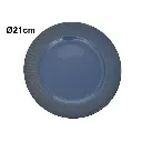 PLATO TENDIDO PORCELANA AZUL REF:SAN5270/TJL-24ST1014194 Ø22CM