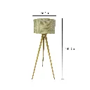 LAMPARA PEDESTAL BAMBOO REF:GYL-2504 E-25091 46X149CM