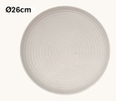 PLATO TENDIDO PORCELANA REF:HN02803-65 Ø26CMX3CM