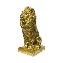 LEON DORADO POLIRESINA 9X11X20CM
