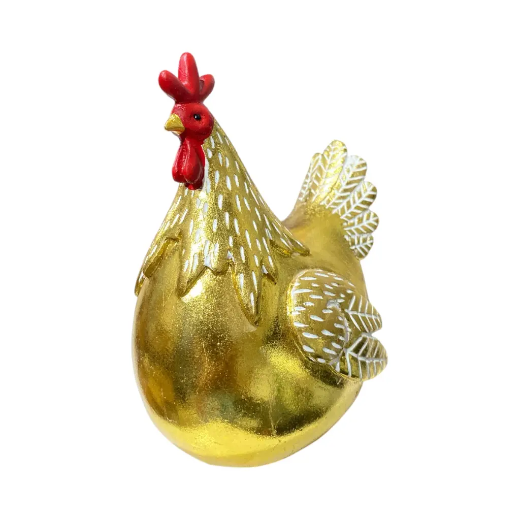 GALLINA POLIRESINA 12X9X16CM