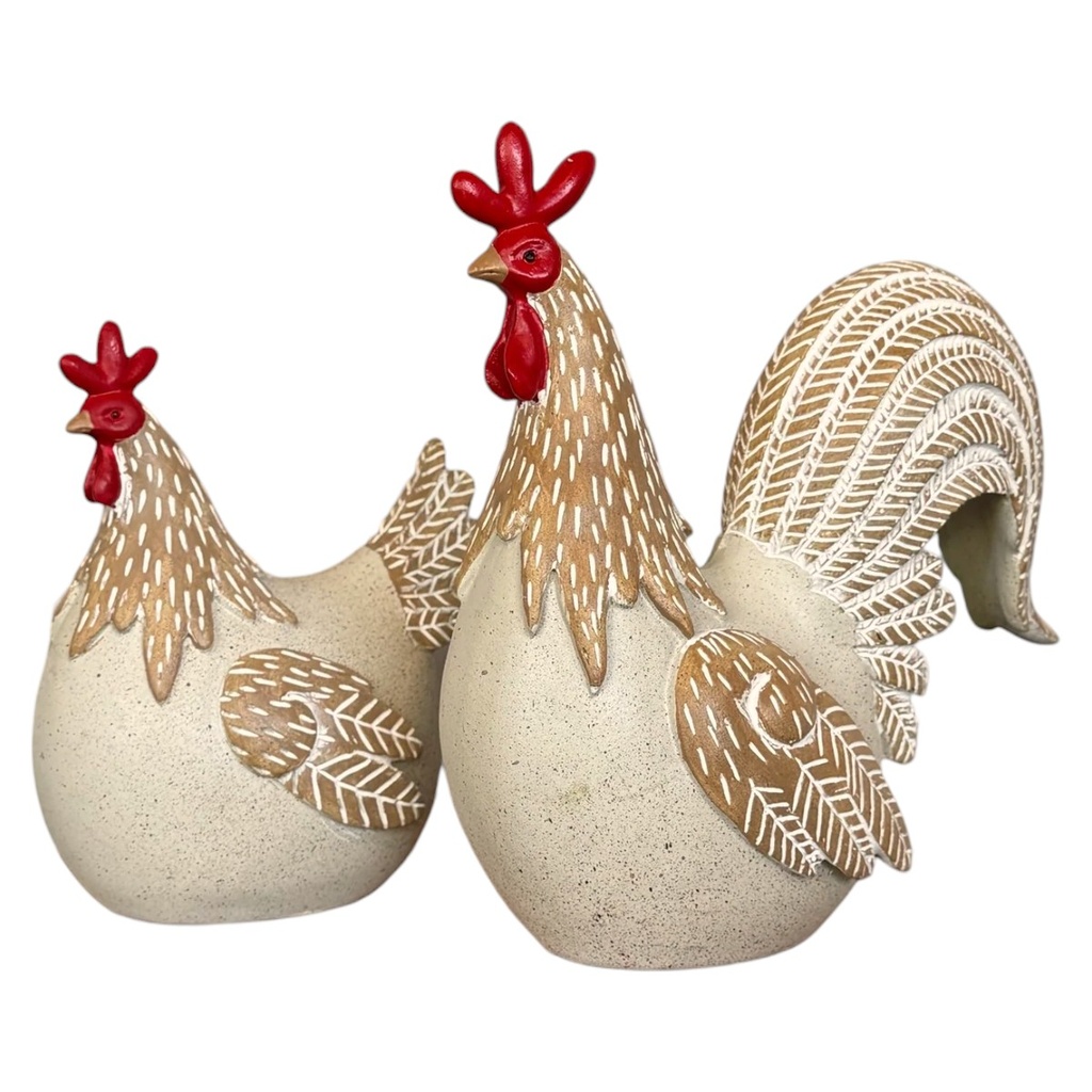 GALLINA POLIRESINA 12X9X16CM