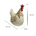 GALLINA POLIRESINA 12X9X16CM