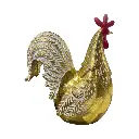 ADORNO RESINA GALLO 20X9X22CM 