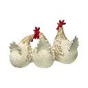 GALLINAS POLIRESINA 24X11X16CM